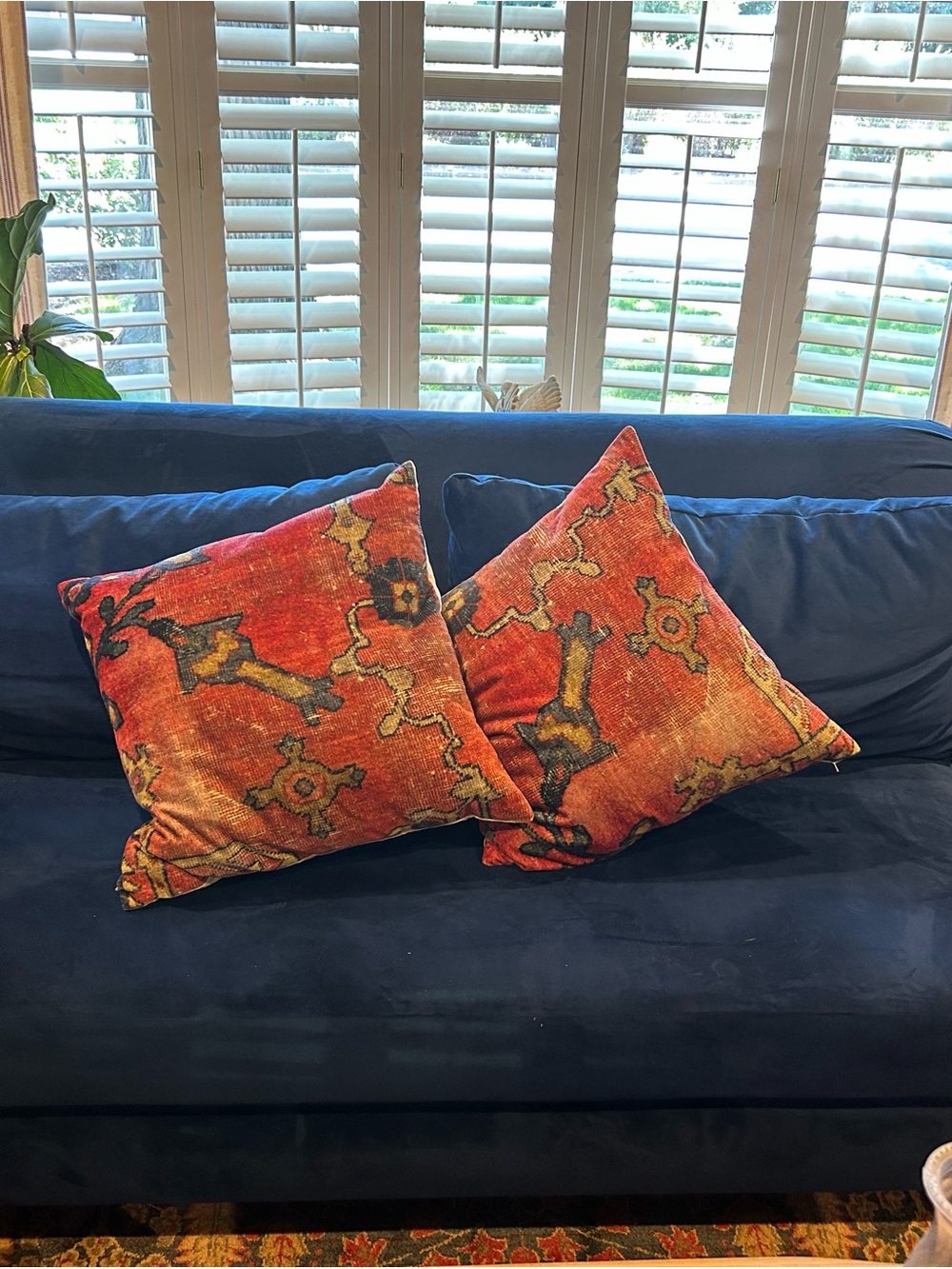 Pottery Barn Throw Pillow Pair(covers only)